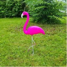 Figura ozdobna Flaming różowy ciemny H: 57cm