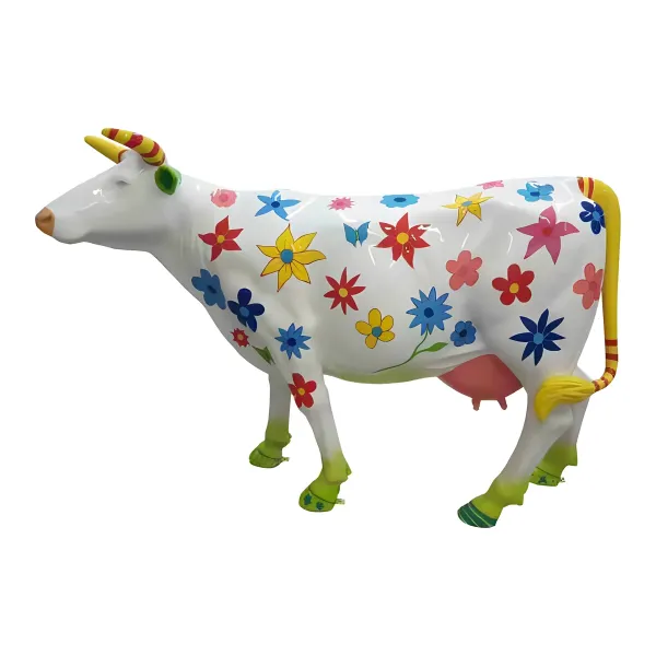 Figura dekoracyjna Krowa wym. 147×210×55cm z żywicy