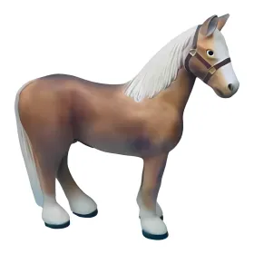 Figura dekoracyjna Kucyk wym. 74×75cm z żywicy - zdjęcie 2