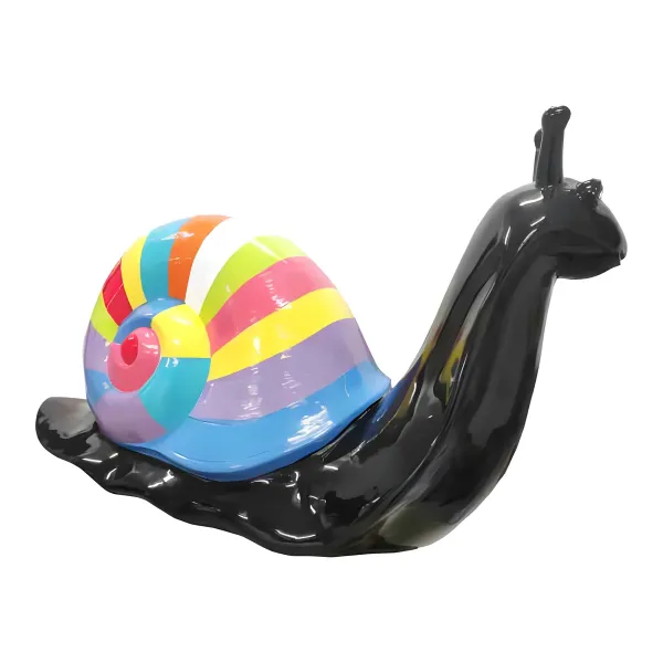 Figura dekoracyjna Ślimak wym. 50×100cm z żywicy
