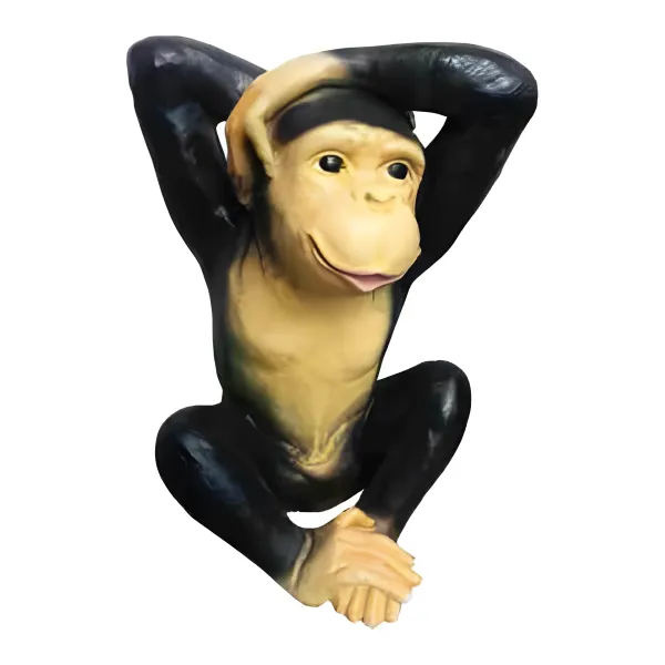 Figura dekoracyjna Szympans H: 34cm z żywicy
