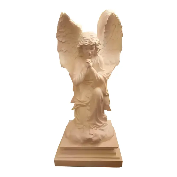 Figura dekoracyjna Anioł modlący się H: 80cm z żywicy
