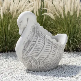 Figura ogrodowa Łabędź donica duża H: 60cm betonowa - zdjęcie 1