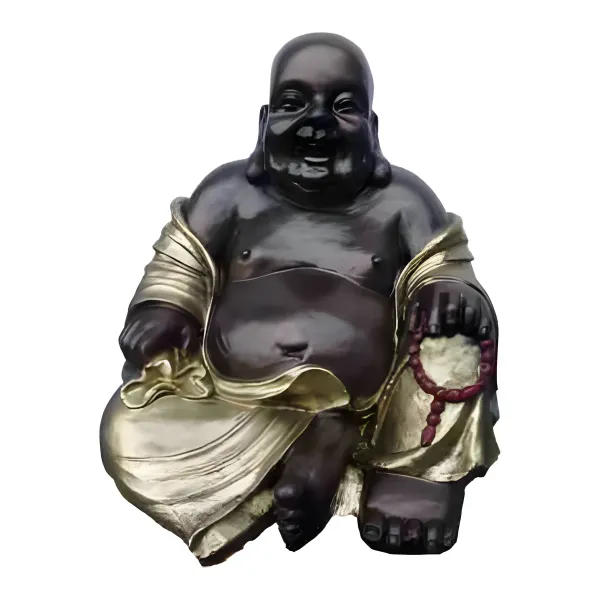 Figura dekoracyjna Śmiejący się Budda H: 60cm z żywicy