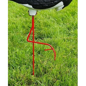 Figura ozdobna BOCIAN ŚREDNI H: 75cm czarny ogrodowa - zdjęcie 5
