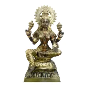Figura dekoracyjna Lakszmi H: 90cm z żywicy - zdjęcie 2