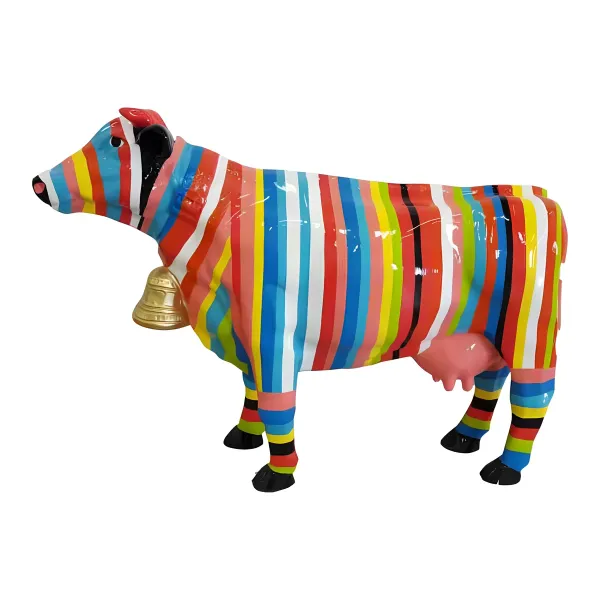 Figura dekoracyjna Krowa wym. 67×104cm z żywicy