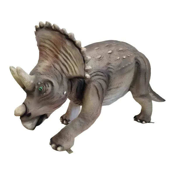 Figura dekoracyjna Triceratops wym. 93×213×73cm z żywicy