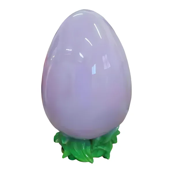 Figura dekoracyjna Jajko wielkanocne H: 52cm z żywicy