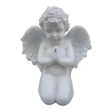 Figura dekoracyjna Anioł modlący się H: 50cm z żywicy