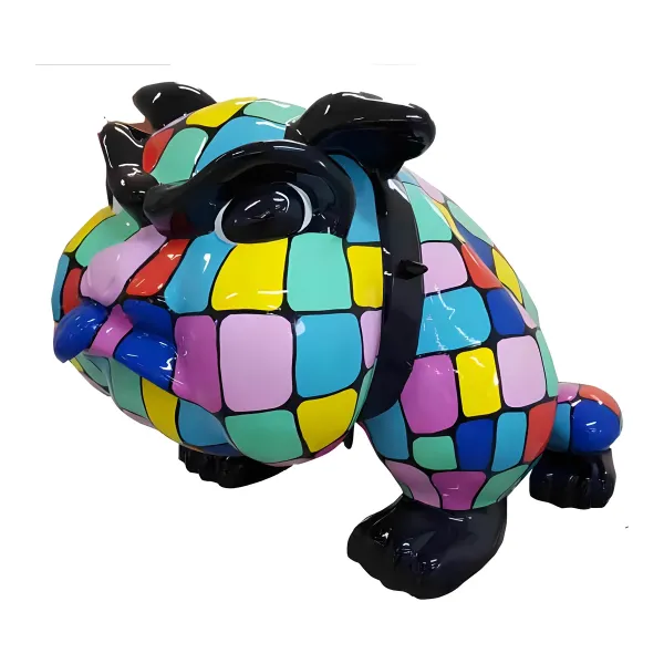 Figura dekoracyjna Pies wym. 73×130cm z żywicy