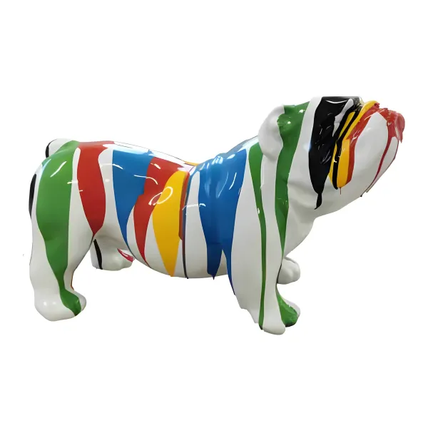 Figura dekoracyjna Pies wym. 32×55cm z żywicy