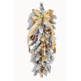 Zwis dekorowany ośnieżony 60 cm ANGEL - zdjęcie 2