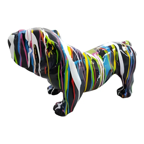 Figura dekoracyjna Pies wym. 32×55cm z żywicy