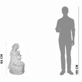 Figura ogrodowa Dziewczyna przy studni H: 84cm betonowa - zdjęcie 2