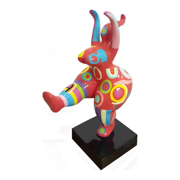 Figura dekoracyjna Figura tańcząca H: 48cm z żywicy
