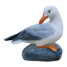 Figura dekoracyjna Mewa H: 27cm z żywicy - zdjęcie 2