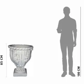 Figura ogrodowa Donica duża Wazon H: 85cm betonowa - zdjęcie 2