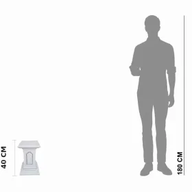 Figura ogrodowa Kolumna kwadratowa mała H: 40cm betonowa - zdjęcie 2