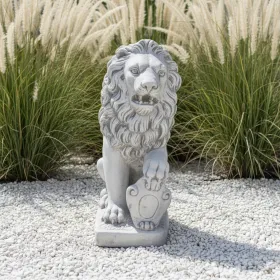Figura ogrodowa Lew Duży H: 73cm betonowa - zdjęcie 1