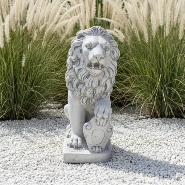 Figura ogrodowa Lew Duży H: 73cm betonowa