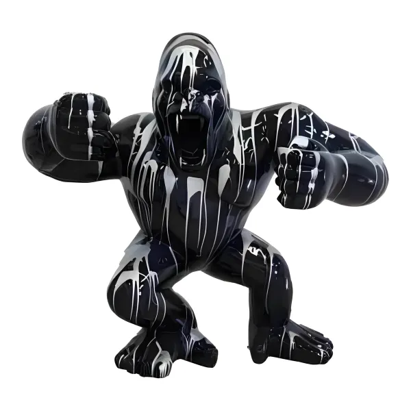 Figura dekoracyjna Goryl King Kong H: 50cm z żywicy