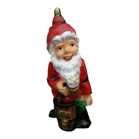 Figura dekoracyjna Krasnal z donicą H: 75cm z żywicy - zdjęcie 2