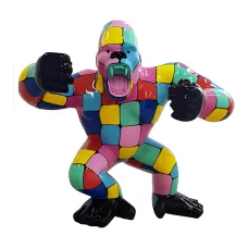 Figura dekoracyjna Goryl King Kong H: 50cm z żywicy