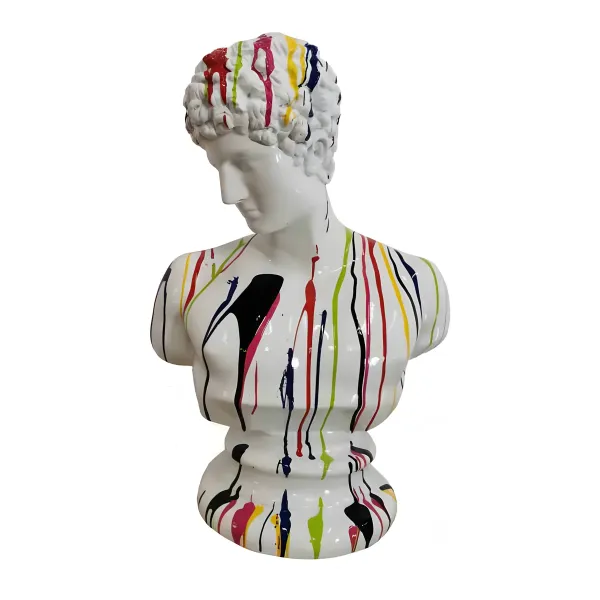 Figura dekoracyjna Popiersie klasyczne H: 68cm z żywicy