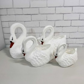 Figura Łabędź donica mini H: 27 cm - zdjęcie 9