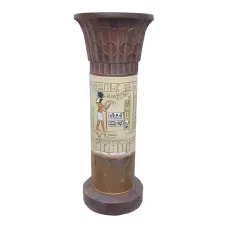 Figura dekoracyjna Kolumna egipska H: 73cm z żywicy