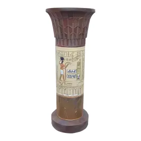 Figura dekoracyjna Kolumna egipska H: 73cm z żywicy - zdjęcie 2