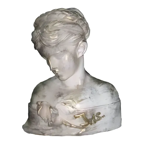 Figura dekoracyjna Popiersie klasyczne kobiece H: 28cm z żywicy