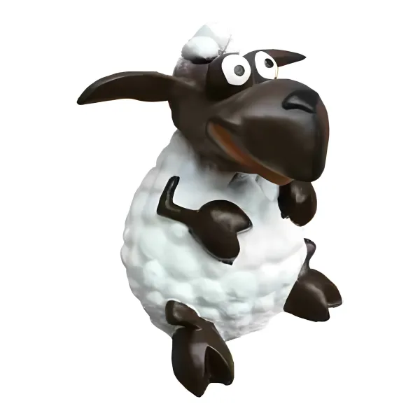 Figura dekoracyjna Owca H: 29cm z żywicy