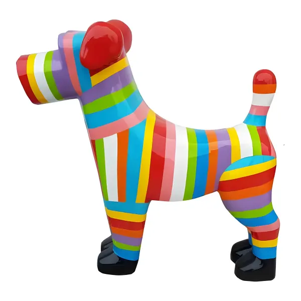 Figura dekoracyjna Pies wym. 65×70cm z żywicy