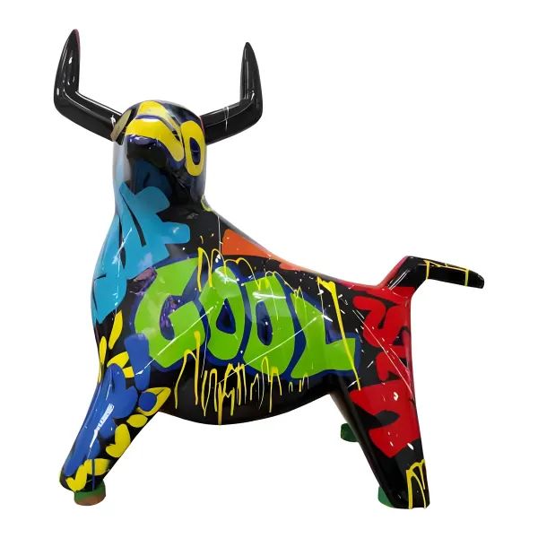 Figura dekoracyjna Byk wym. 63×64cm z żywicy