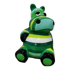 Figura dekoracyjna Hipopotam H: 98cm z żywicy - zdjęcie 2