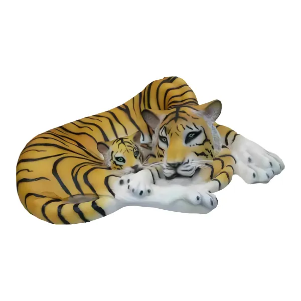Figura dekoracyjna Tygrys wym. 115×85×35cm z żywicy