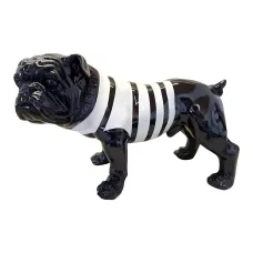 Figura dekoracyjna Pies mops wym. 40×59cm z żywicy