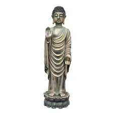 Figura dekoracyjna Budda stojący H: 49cm z żywicy