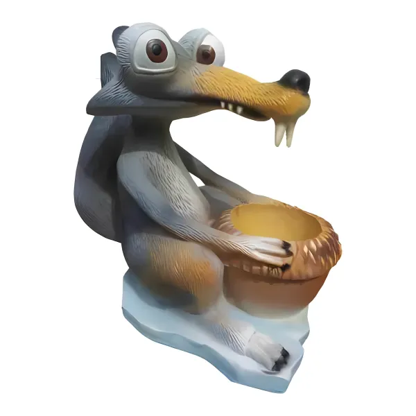 Figura dekoracyjna Wiewiórka wym. 43×65cm z żywicy