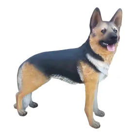 Figura dekoracyjna Pies owczarek alzacki stojący H: 89cm z żywicy - zdjęcie 2