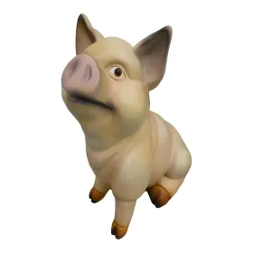 Figura dekoracyjna Świnia H: 55cm z żywicy - zdjęcie 2