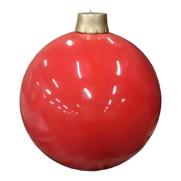 Figura dekoracyjna Bombka świąteczna H: 100cm z żywicy