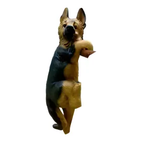 Figura dekoracyjna Pies owczarek alzacki wiszący H: 28cm z żywicy - zdjęcie 2
