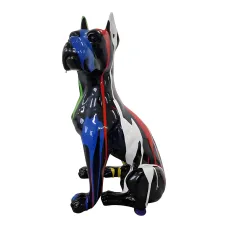 Figura dekoracyjna Pies H: 65cm z żywicy