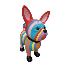 Figura dekoracyjna Pies buldog wym. 175×160cm z żywicy - zdjęcie 2