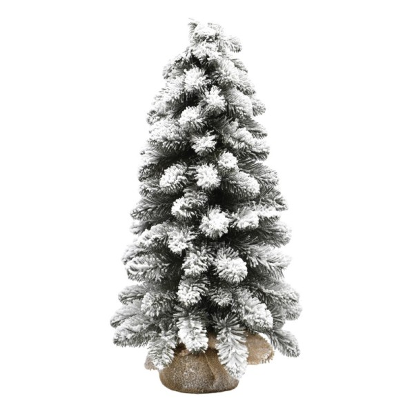 Choinka stożkowa ośnieżona ścięte końce 60 cm