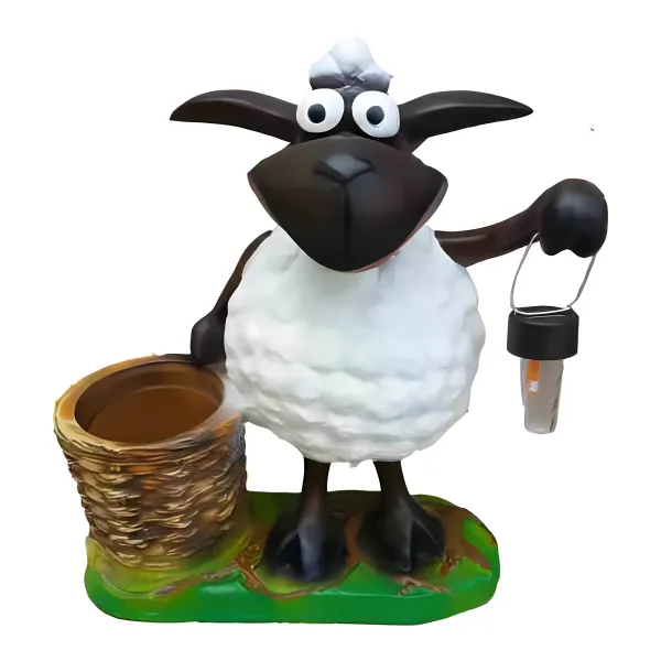 Figura dekoracyjna Owca wym. 35×50cm z żywicy