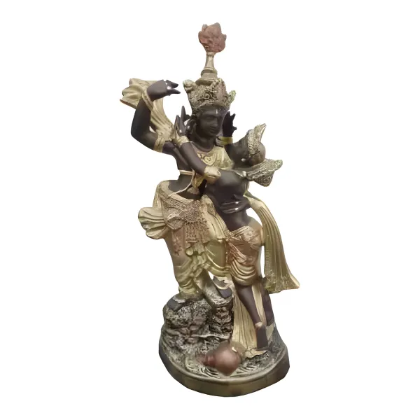 Figura dekoracyjna Radha-Kriszna H: 90cm z żywicy